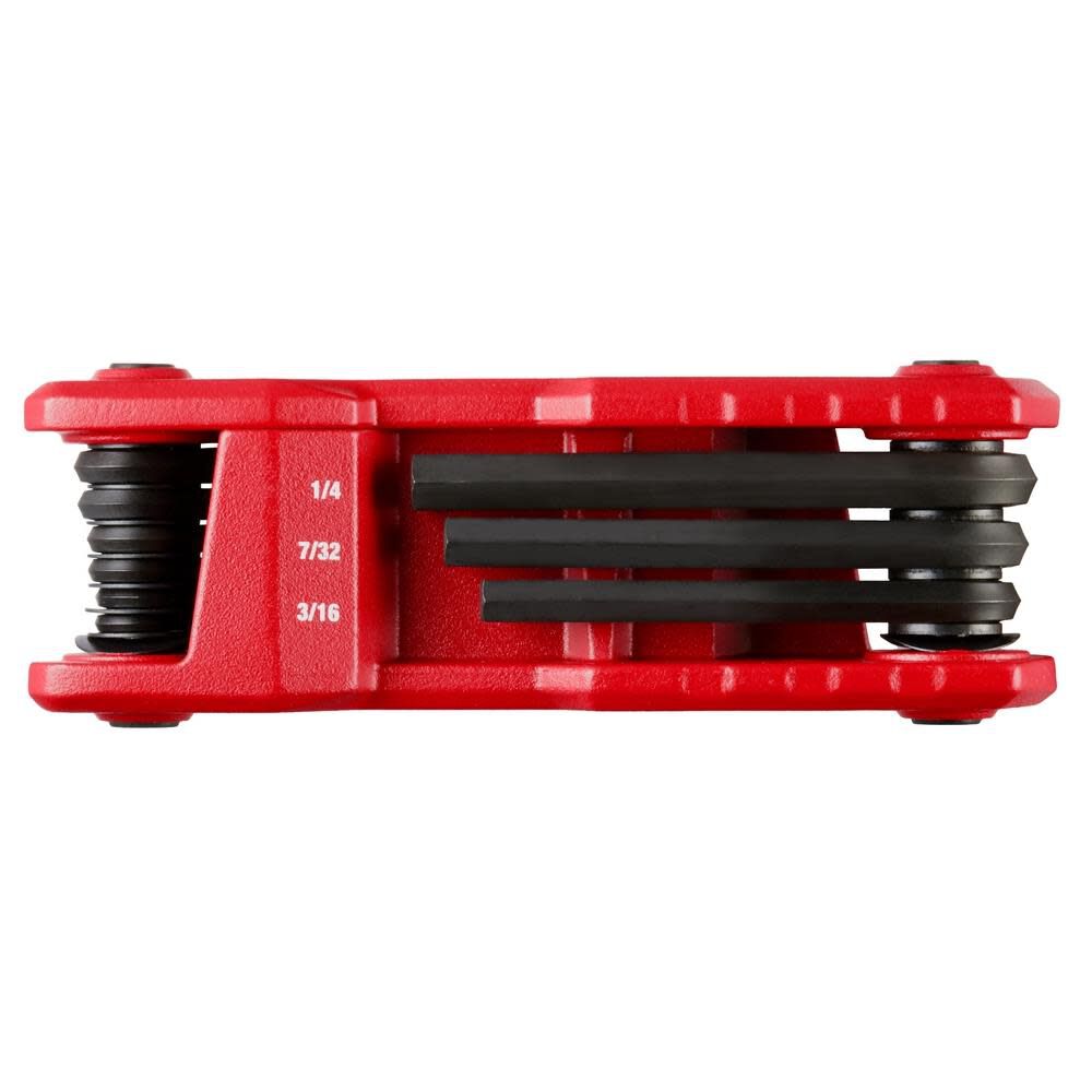 9 Key Folding Hex Key Set SAE 48-22-2181