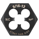 9/16 in -12 NC 1-7/16 in Hex Threading Die 49-57-5365