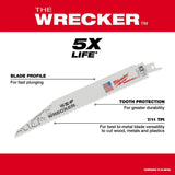 9In 8TPI The Wrecker SAWZALL Blade (25pk) 48-00-8706