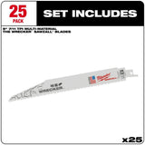 9In 8TPI The Wrecker SAWZALL Blade (25pk) 48-00-8706