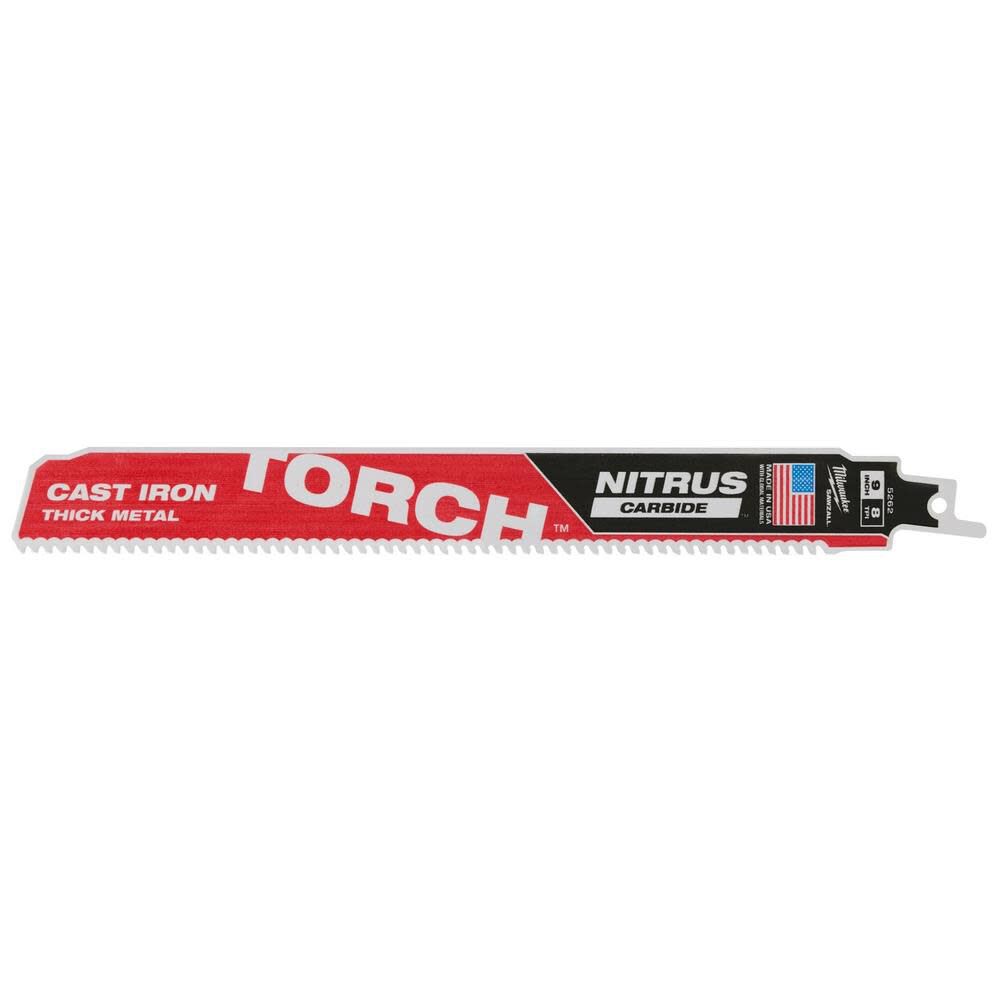 9inch 7TPI The TORCH for Cast Iron with NITRUS CARBIDE 1PK 48-00-5262