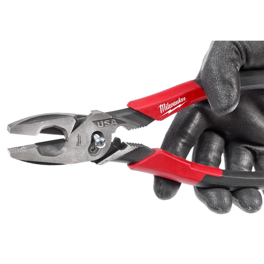 9inch Linemans Comfort Grip Pliers with Crimper and Bolt Cutter (USA) MT550C