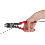 9inch Linemans Dipped Grip Pliers with Crimper & Bolt Cutter (USA) MT500C