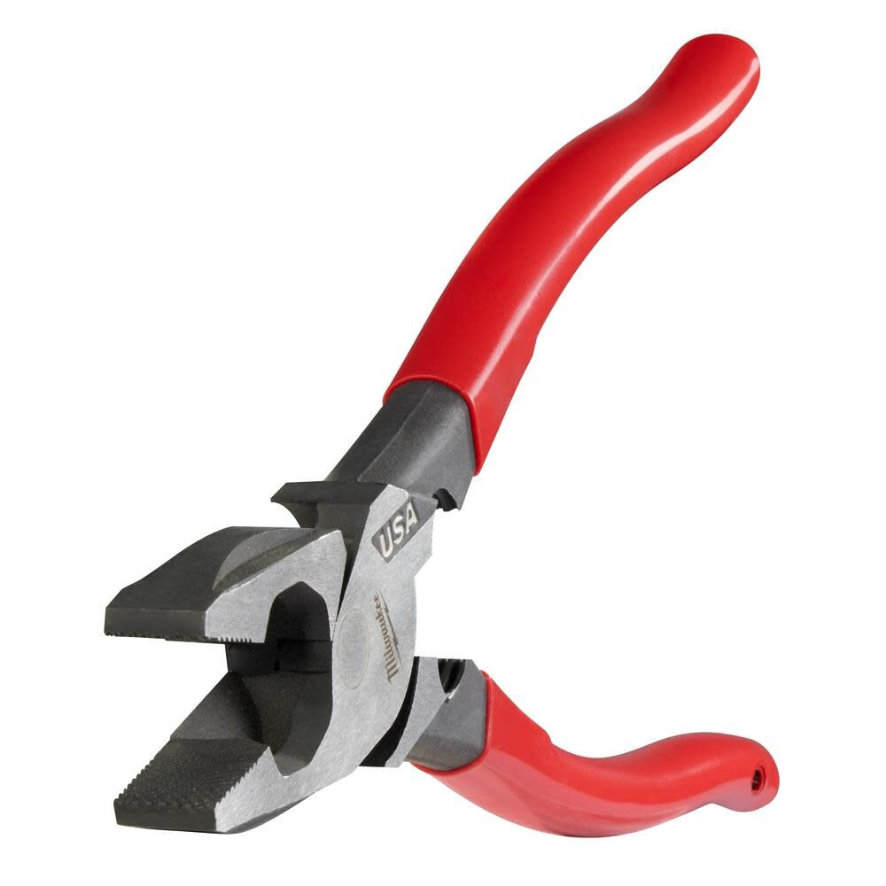 9inch Linemans Dipped Grip Pliers with Thread Cleaner (USA) MT500T