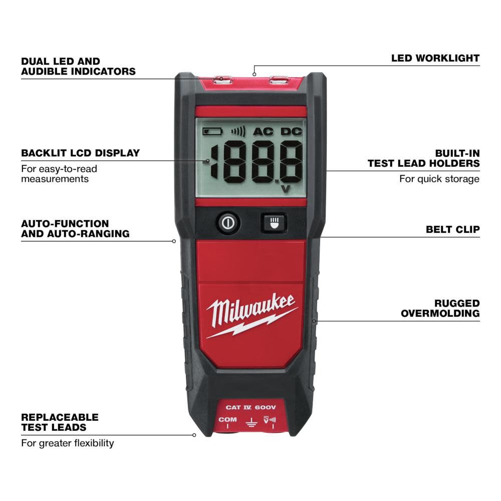 Auto Voltage/Continuity Tester Set 2212-20