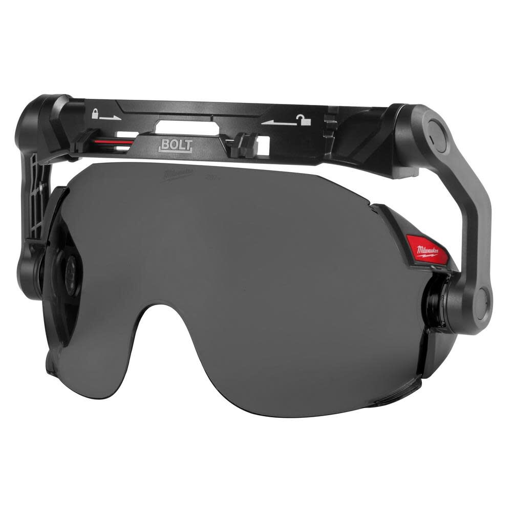 BOLT Eye Visor Tinted Dual Coat Lens Compatible with Safety Helmets 48-73-1416