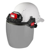 BOLT Full Face Shield Gray Dual Coat Lens Compatible with Safety Helmets & Hard Hats 48-73-1425