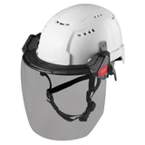 BOLT Full Face Shield Gray Dual Coat Lens Compatible with Safety Helmets & Hard Hats 48-73-1425