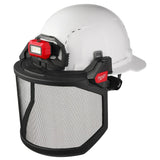 BOLT Full Face Shield Metal Mesh Compatible with Safety Helmets & Hard Hats 48-73-1430