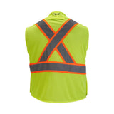 Class 2 Breakaway High Visibility Mesh Safety Vest 48-73-5171M910