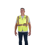 Class 2 Breakaway High Visibility Mesh Safety Vest 48-73-5171M910