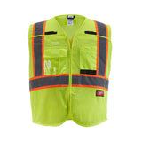 Class 2 Breakaway High Visibility Mesh Safety Vest 48-73-5171M910