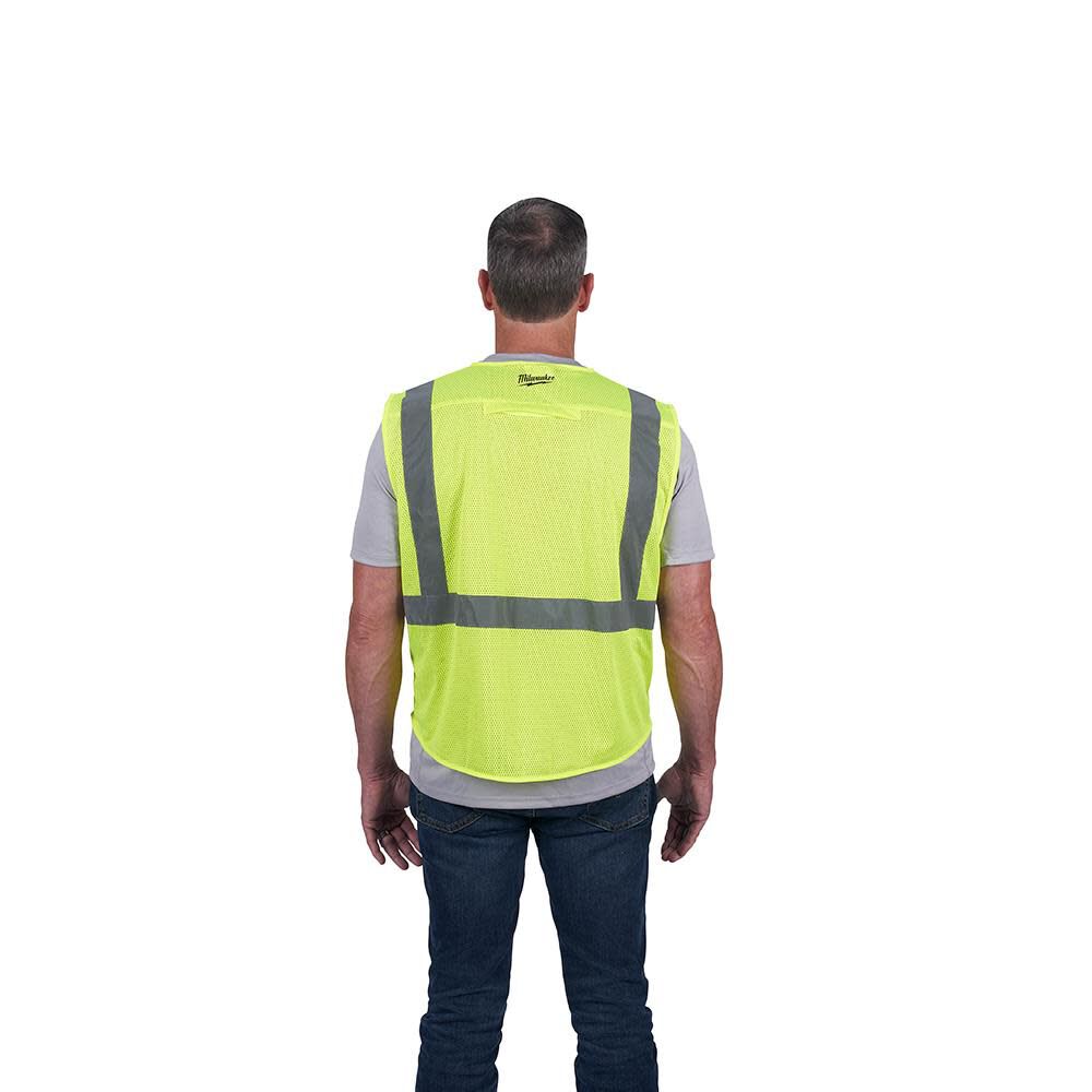 Class 2 High Visibility Mesh Safety Vest 48-73-5111M910