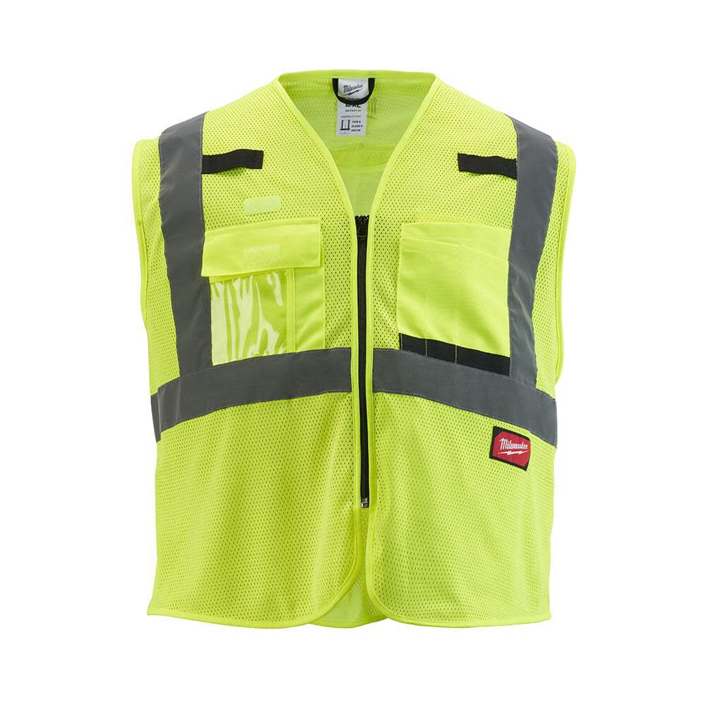 Class 2 High Visibility Mesh Safety Vest 48-73-5111M910