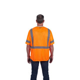 Class 3 High Visibility Orange Safety Vest - 4XL/5XL 48-73-5148