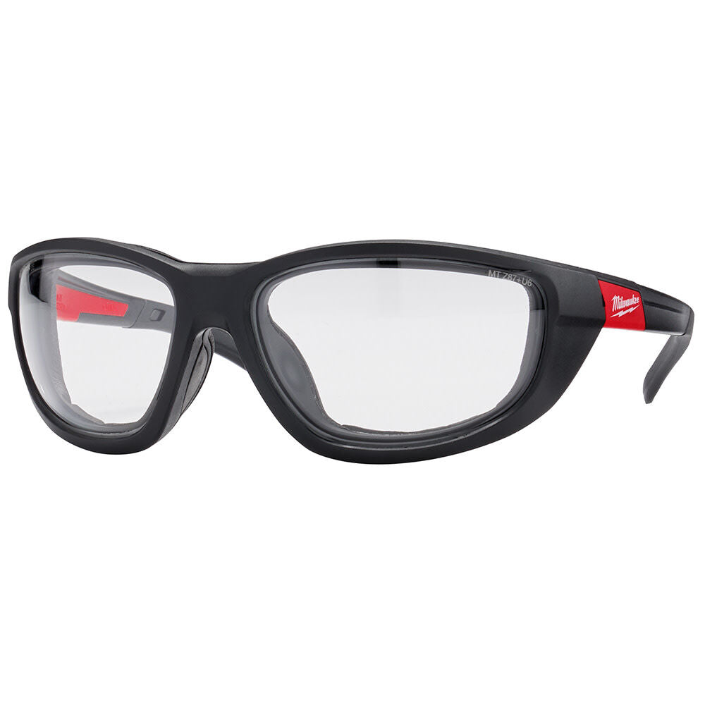 Clear High Performance Safety Glasses with Gasket 48-73-2040