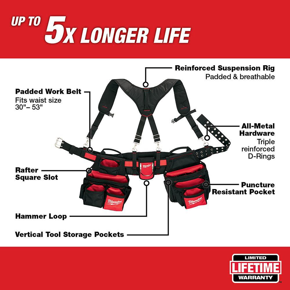 Contractor Work Belt with Suspension Rig 48-22-8120