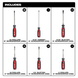 Cushion Grip Screwdriver 6pc Kit (USA) MT200-6