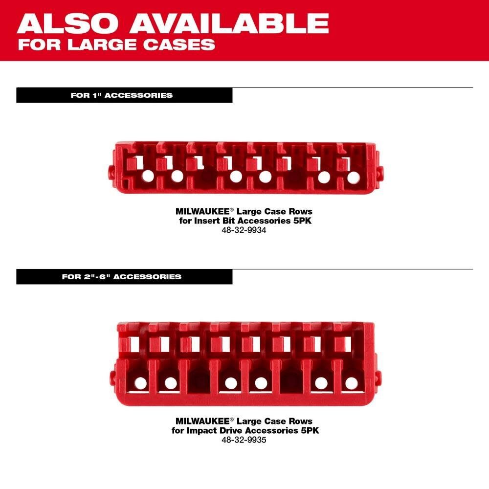 Customizable Large Case for Impact Driver Accessories 48-32-9922