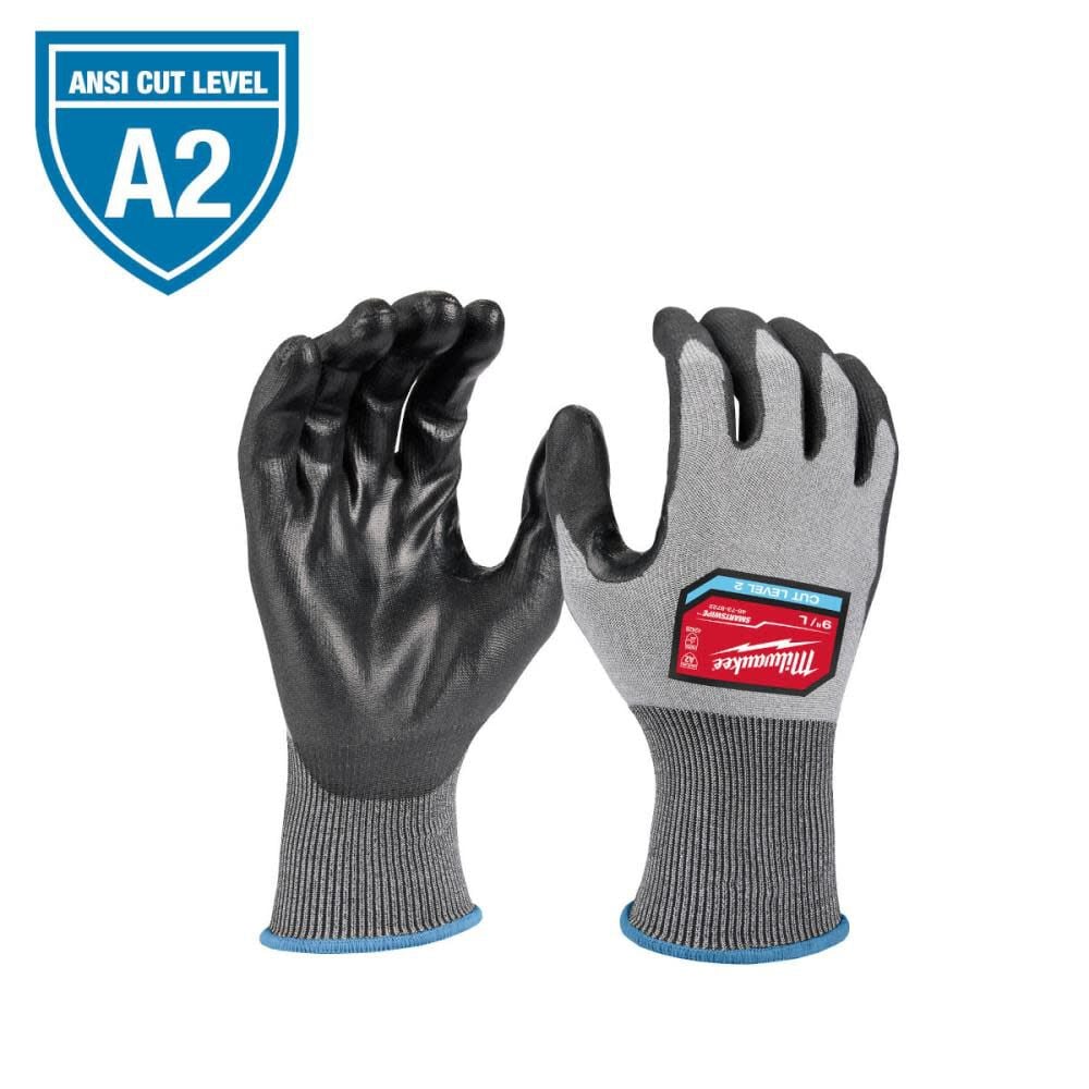 Cut Level 2 Gloves High Dexterity Polyurethane Dipped 48-73-8722