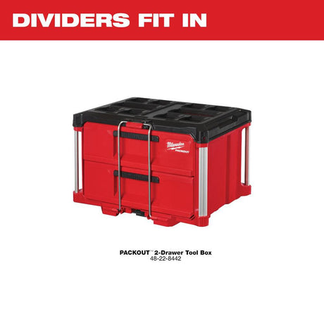 Drawer Dividers for PACKOUT 2-Drawer Tool Box 48-22-8472