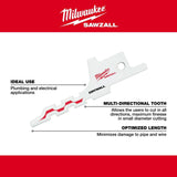 Drywall Sawzall Blade 48-00-1640