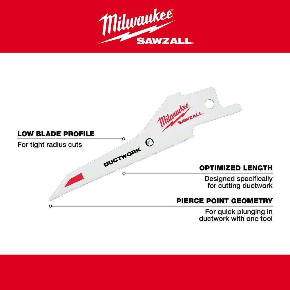 Ductwork SAWZALL Blade 48-00-1630