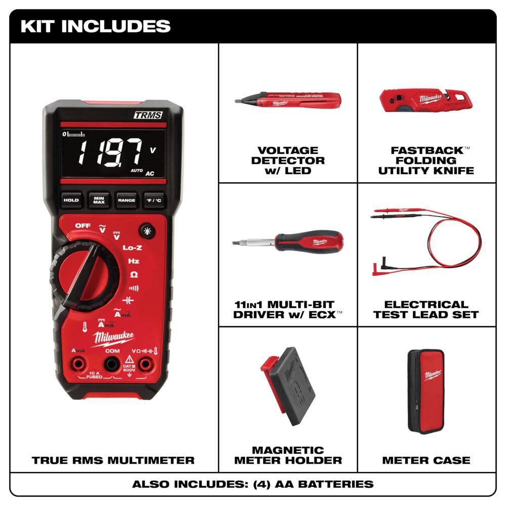 Electrical Multimeter Combo Kit 2220-20