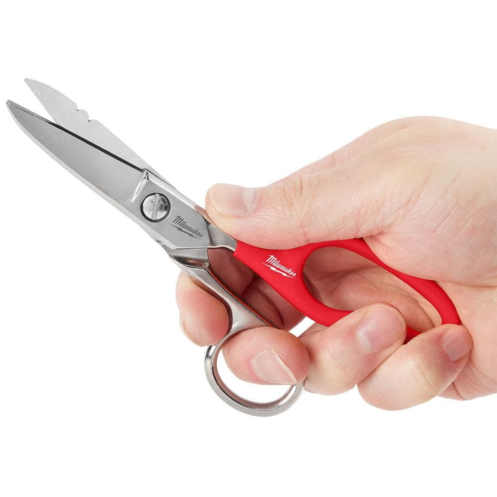 Electrician Scissors with Extended Handle 48-22-4049