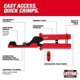 Extended Reach Compression Coax Crimper 48-22-3073