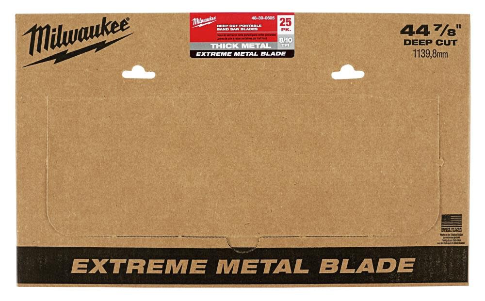 Extreme Thick Metal Band Saw Blades 25PK Deep Cut 48-39-0605