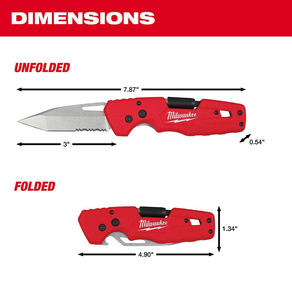 FASTBACK 5in1 Folding Knife 48-22-1540