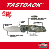 FASTBACK Camo Folding Knife 48-22-1524