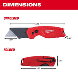 FASTBACK Compact Folding Utility Knife 48-22-1500