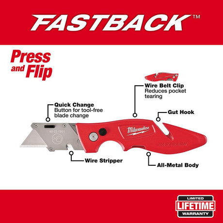 Fastback Flip-Blade Utility Knife 48-22-1901