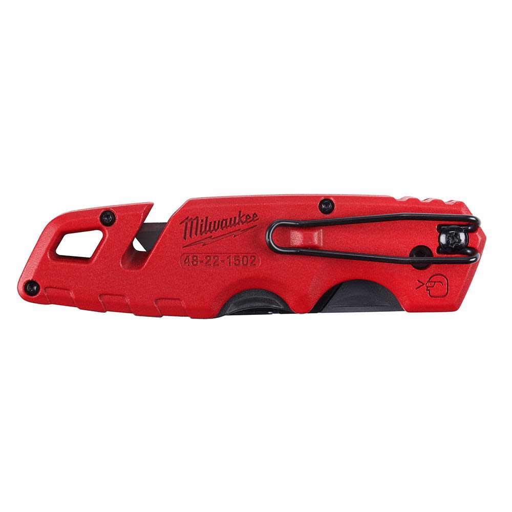 FASTBACK Folding Utility Knife with Blade Storage 48-22-1502