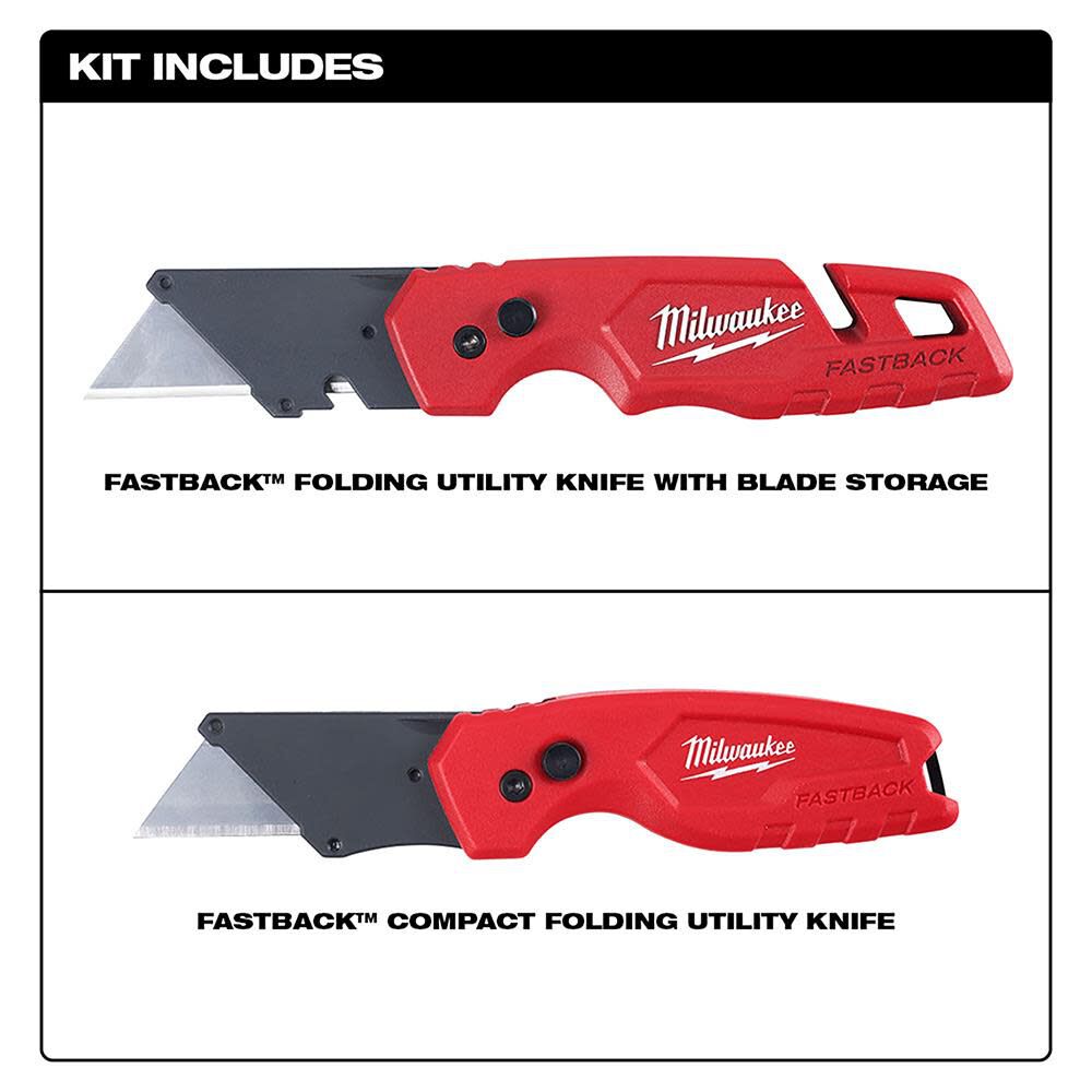 FASTBACK with Storage & FASTBACK Compact Knife Set 48-22-1503