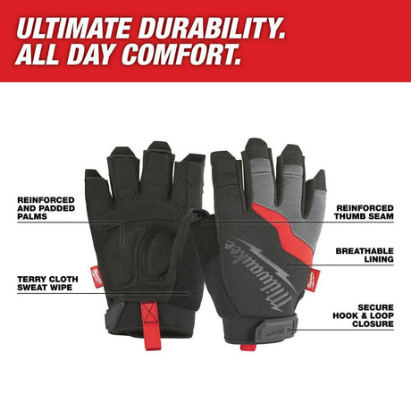 Fingerless Work Gloves 48-22-8745M910