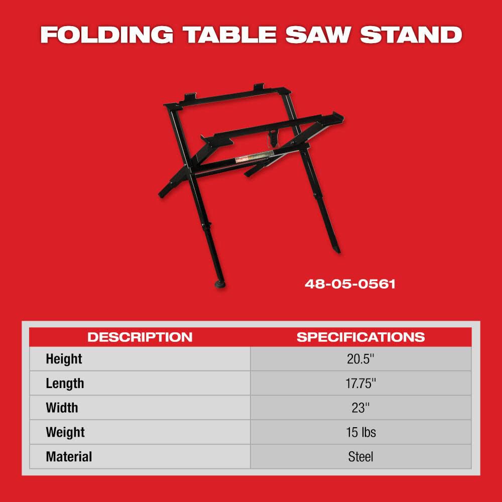 Folding Table Saw Stand 48-08-0561