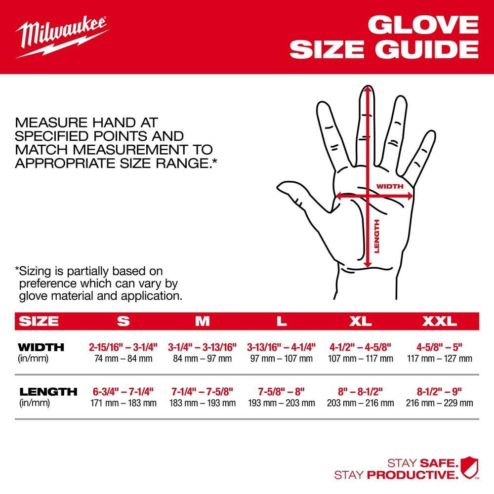 Free-Flex Work Gloves 48-22-8715M910