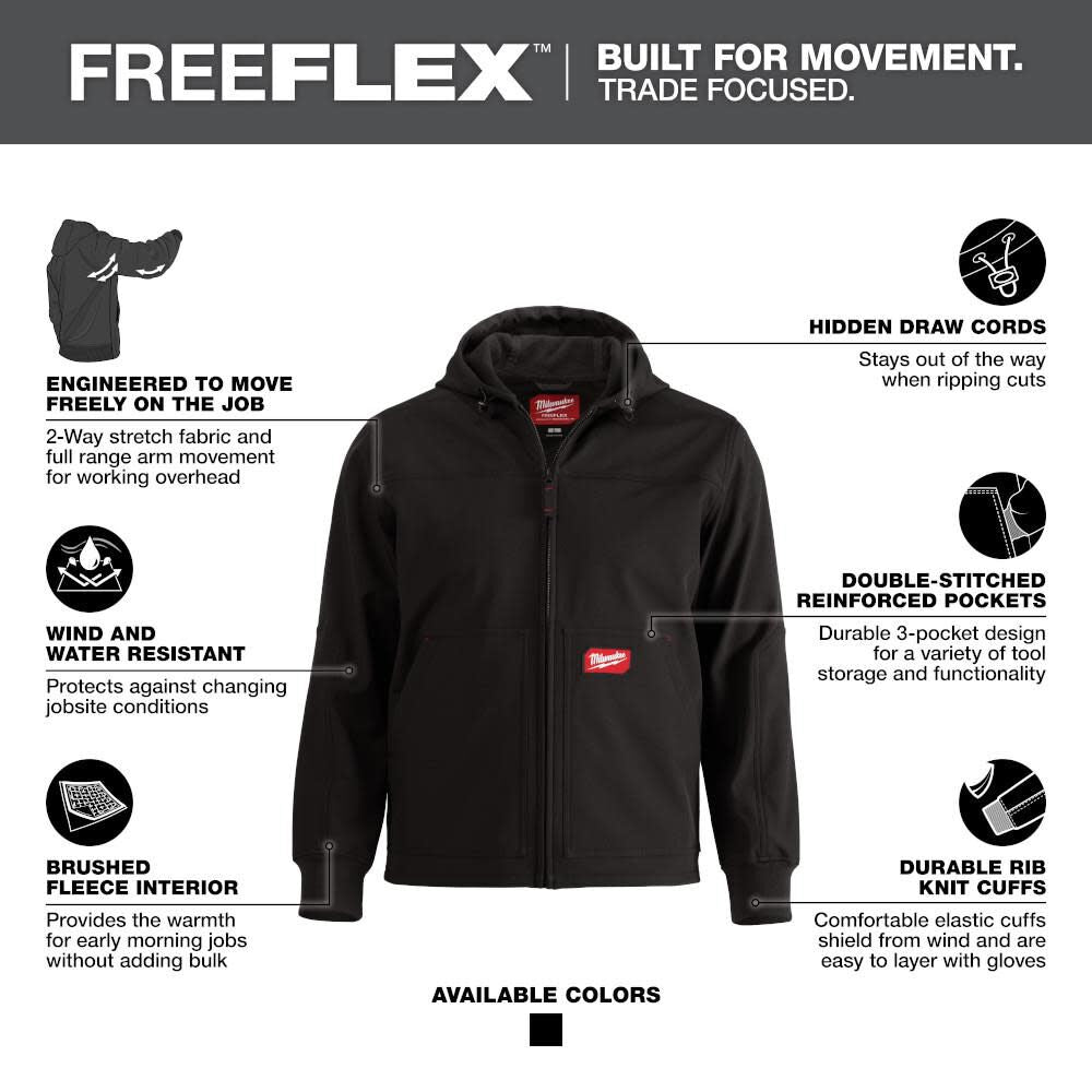 FREEFLEX Softshell Hooded Jacket 312B-M