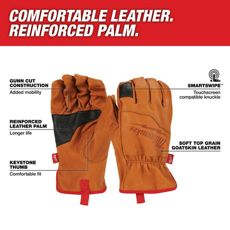 Goatskin Leather Gloves 48-73-0010M910