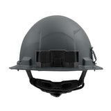 Gray Full Brim Hard Hat with 6pt Ratcheting Suspension Type 1 Class E 48-73-1135