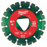 Green 6 in x .100 in Diamond Blade for Green Concrete 49-93-7262