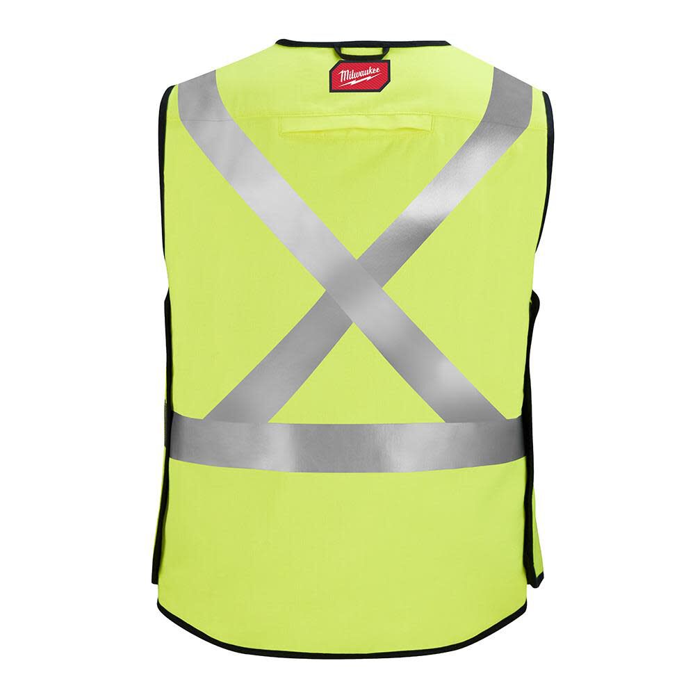 High Vis Safety Vest Cdlass 2 Breakaway AR/FR Cat 2 48-73-5311M910