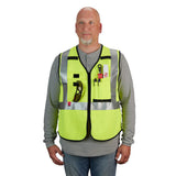 High Vis Safety Vest Class 2 AR/FR Cat 2 48-73-5301M910