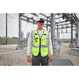 High Vis Safety Vest Class 2 Mesh AR/FR Cat 1 48-73-5201M910