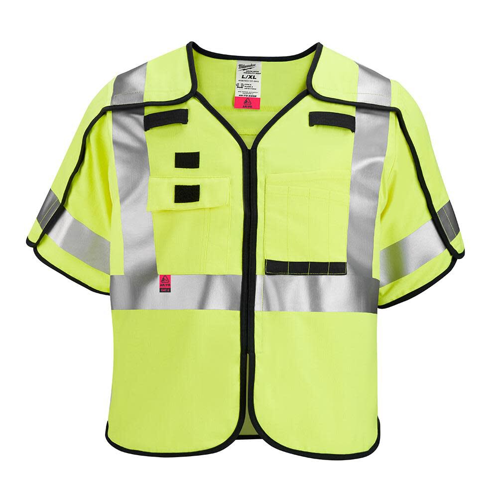 High Vis Safety Vest Class 3 Breakaway AR/FR Cat 2 48-73-5331M910