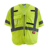 High Vis Safety Vest Class 3 Mesh 48-73-5131M910