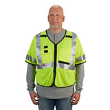 High Vis Safety Vest Yellow Class 3 Mesh AR/FR Cat 1 S/M 48-73-5221M910